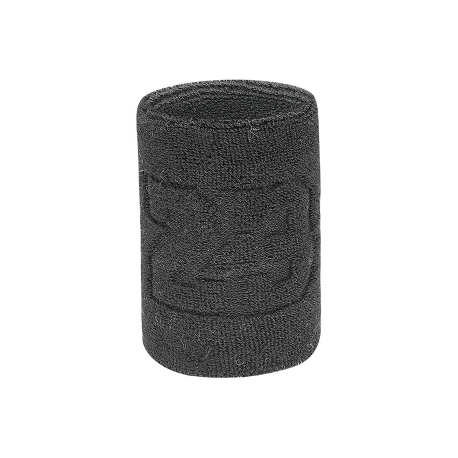 

Спортивное запястье, бег, велоспорт, впитывающее пот, дышащее полотенце, защита для рук и запястий One Size чёрный