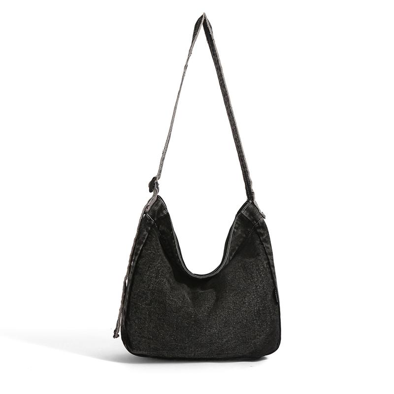 

Винтажная джинсовая сумка кроссбоди женская сумка на плечо для поездок сумка-мессенджер чёрный