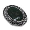 Moss Agate Gemstone Handmade 925 Sterling Silver Gift Jewelry Ring Size 10 g6w73