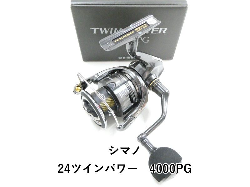 

Рыболовная спиннинговая катушка Shimano 24 Twin Power 4000PG Силовая катушка для морской рыбалки чёрный