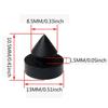 12pcs 13mm/1/2" Rubber Silencer Shock Absorber Silicone, Rubber Rubber Door Stop Stud  Wall