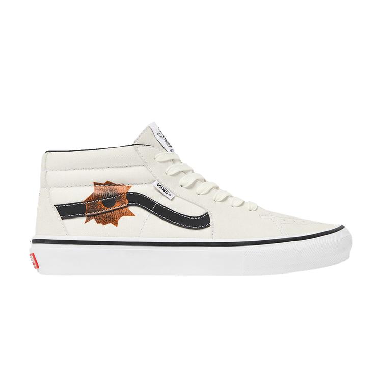 Vans Supreme x Nate Lowman x Skate Grosso Mid Cream Unisex Sneakers White VN0A5KS1CRM 405 28669₽