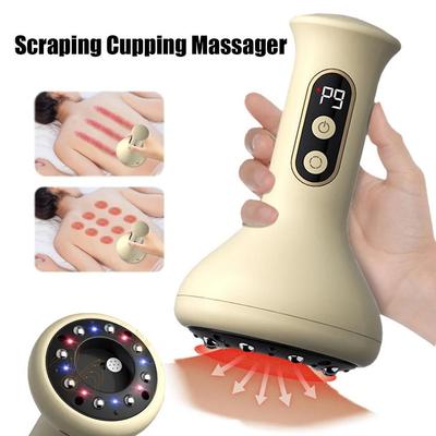 Körper Schaben Massage 9 Modi Vakuum Saugbecher Schaben und Schröpfen Gerät Schönheit Gesundheit Rücken Arm Schaben Schröpfen Massagegerät