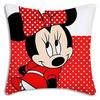 Federa Cuscino Cartone Animato Minnie Mouse Carina Federa Cuscino Stampata per Divano Casa