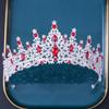 DIEZI Baroque Bridal Crown Headwear Crystal Hair Dress Accessories Tiara For Women Wedding Rhinestone Crown Hair Jewelry