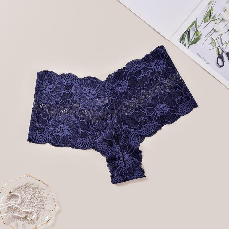 CFSC Women's Large Size Underwear Solid Color Print Lace Underwear