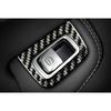 Real Carbon Fiber Window Lock Lift Panel Trim Frame For Benz C-Class 2015-