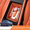 Armrest Box Storage Box Leather Pad for 2024/2025 BYD Sealion 07 EV - Left & Right Rudder Car Mat, Interior Accessory