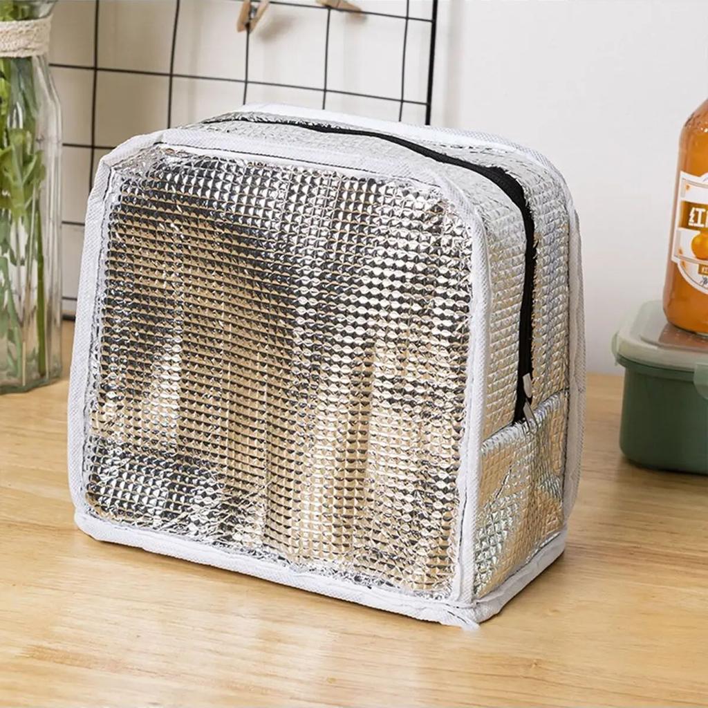 1pc- Insulated Lunch Box Bag Thickened Student Portable Lunch Bag