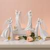 Nordic Style European Wedding Bride and Groom Series Resin Desktop Ornaments Valentine's Day Hand-made Decorative Figurines