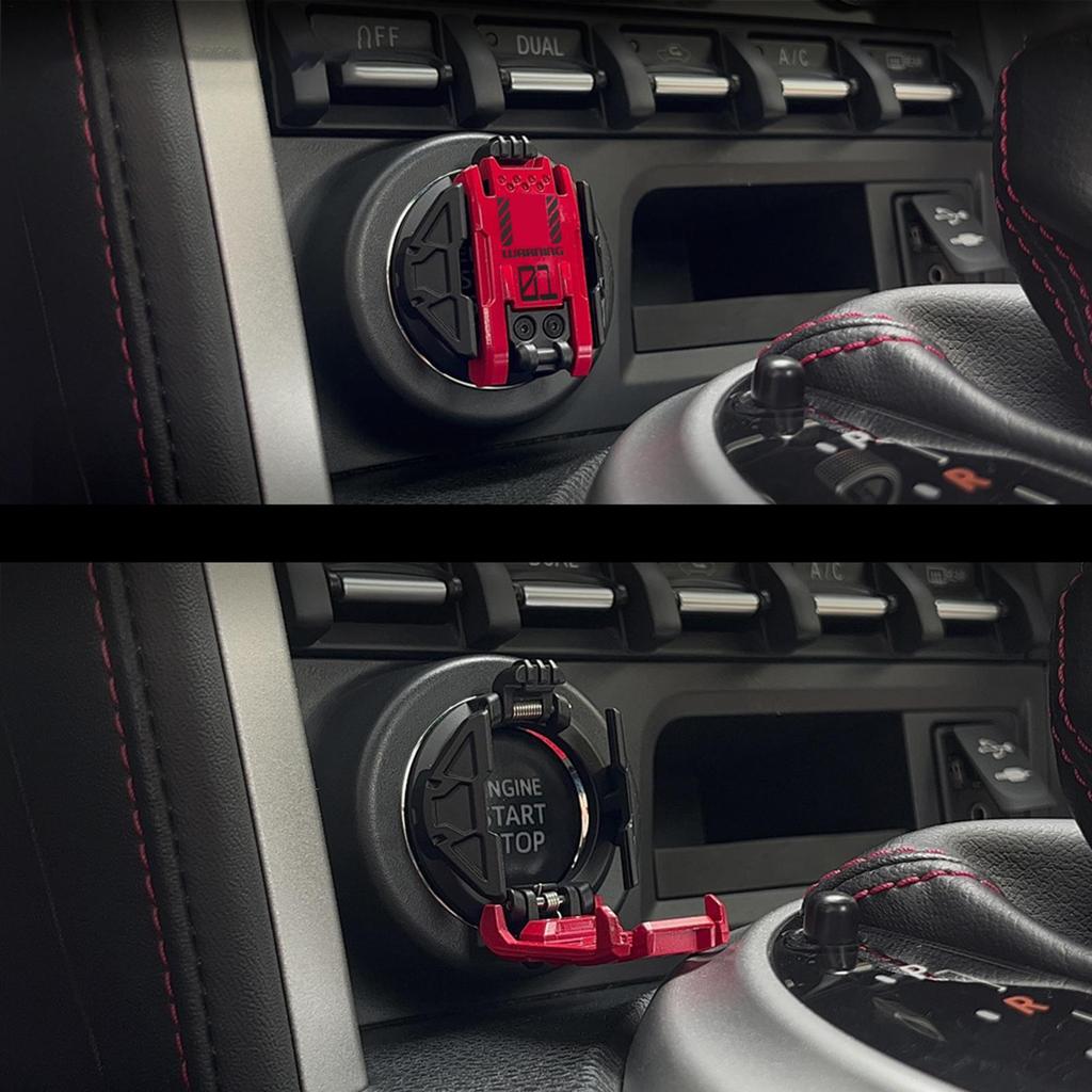 Car Push Start Button Cover Keyhole Knob Decoration Metal Push Button Cover For Daily Commuting Automotive Motorcycle RV Truck