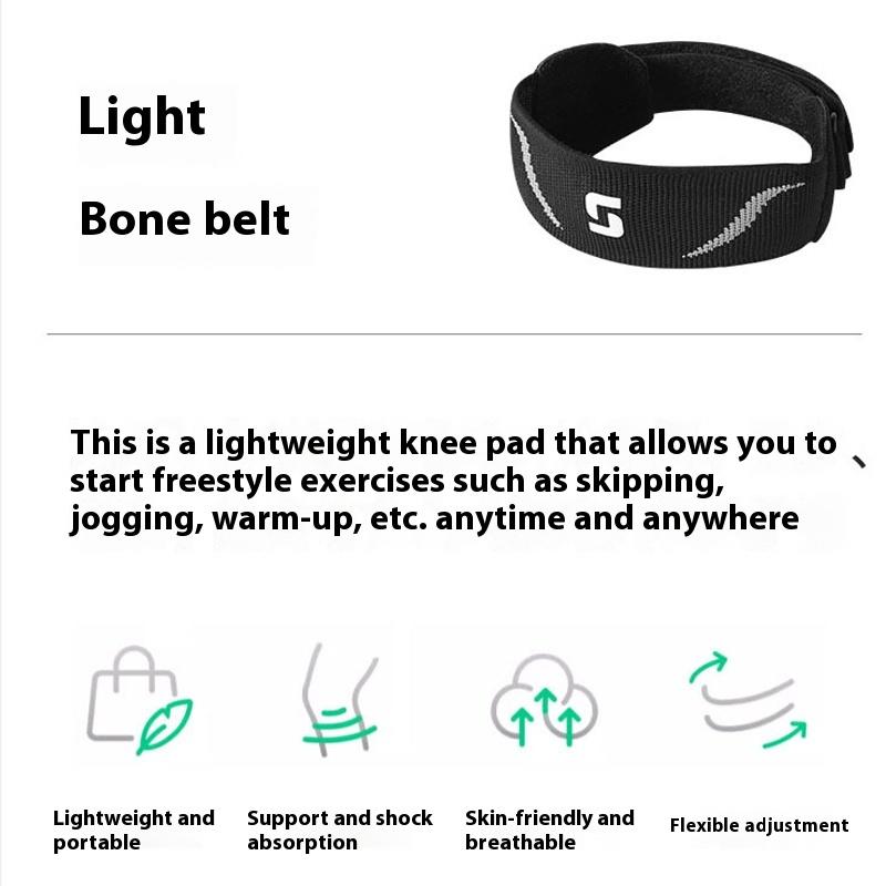 Sports Patella Tendon Strap Adjustable Knee Brace Support Strap Knee Stress Relief For Gym Hiking Climbing Soccer Basketball