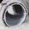 Durable Cat Tunnel Donut Toy Balls Washable with Hanging Plush Bed Indoor Kittens Small Large