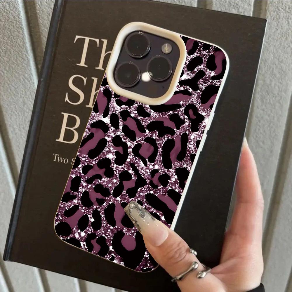 Luxury Leopard Print Cool Lichee Leather Pattern Phone Case For Samsung S26 S25 S24 S23 S22 S21 S20 Plus FE Ultra 4G 5G Cover