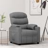 VidaXL Recliner Light Grey Fabric 348070
