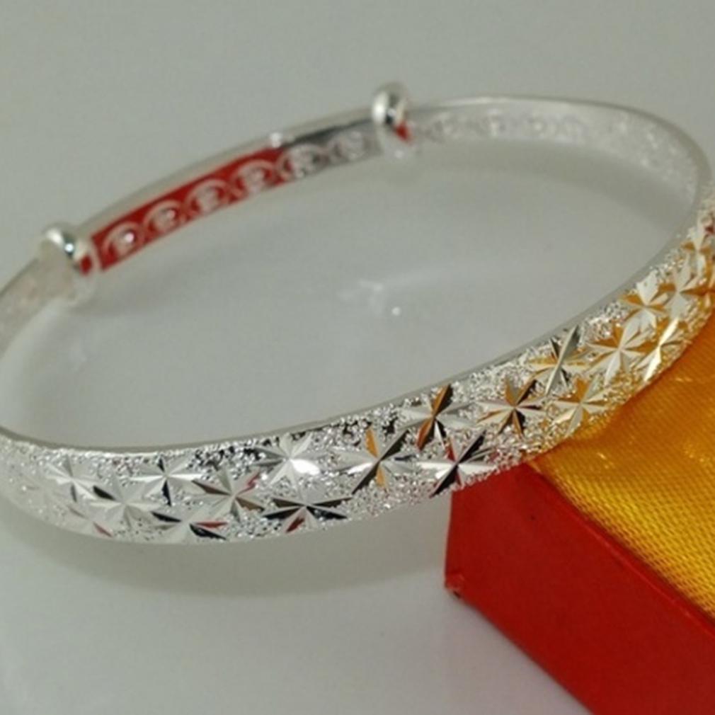 Adjustable Spark Pattern Fashion Lady's Bangle Bracelets