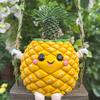 Lachender Ananas-Blumentopf, Niedlicher Ananas-Schaukel-Blumentopf, Hängender Pflanztopf für Sukkulenten Kleine Zimmerpflanzen Balkongarten