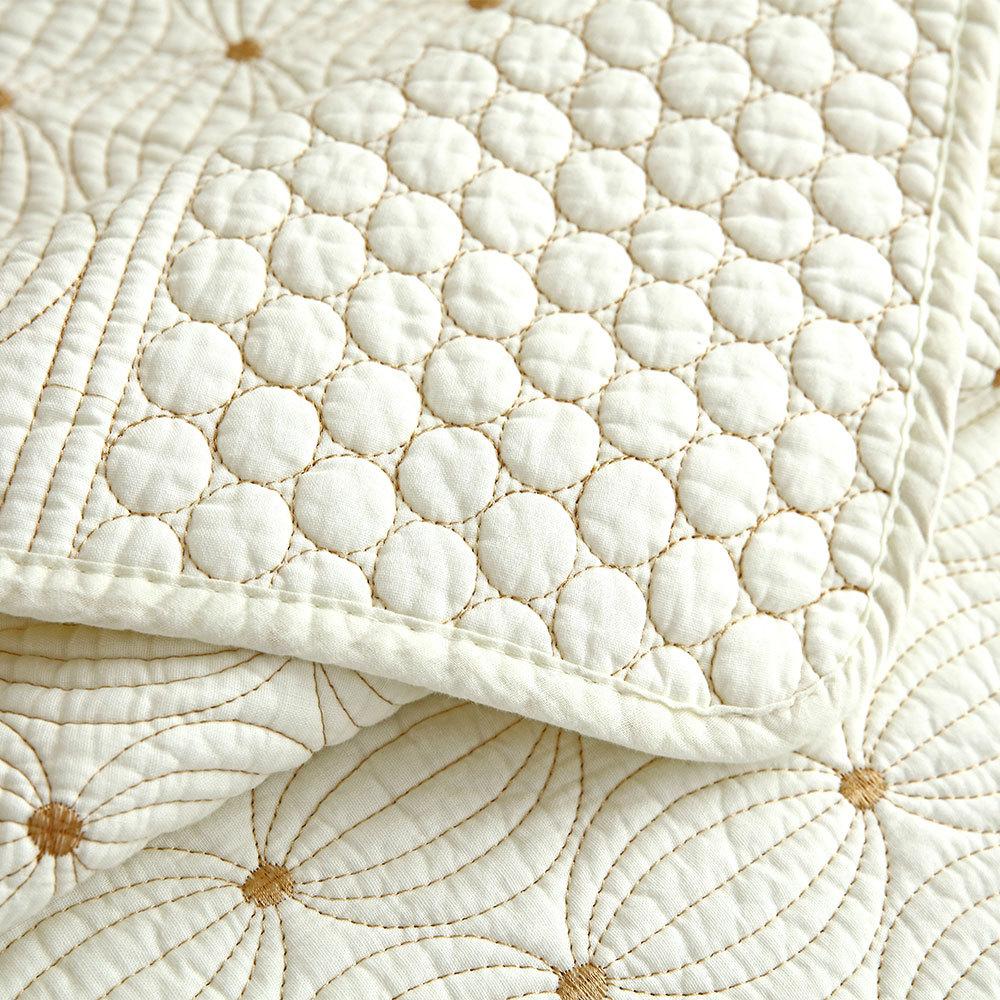 Four Seasons Universal Cotton Sofa Cushion Fabric Modern Simple Double-Sided Pure Cotton Embroidery Sofa Cushion Winter Sofa Covers