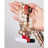 Phone Case Universal Lanyard Long Crossbody Pearl Pickup Chain Mobile Phone Lanyard Women's Long Neck And Shoulder Strap