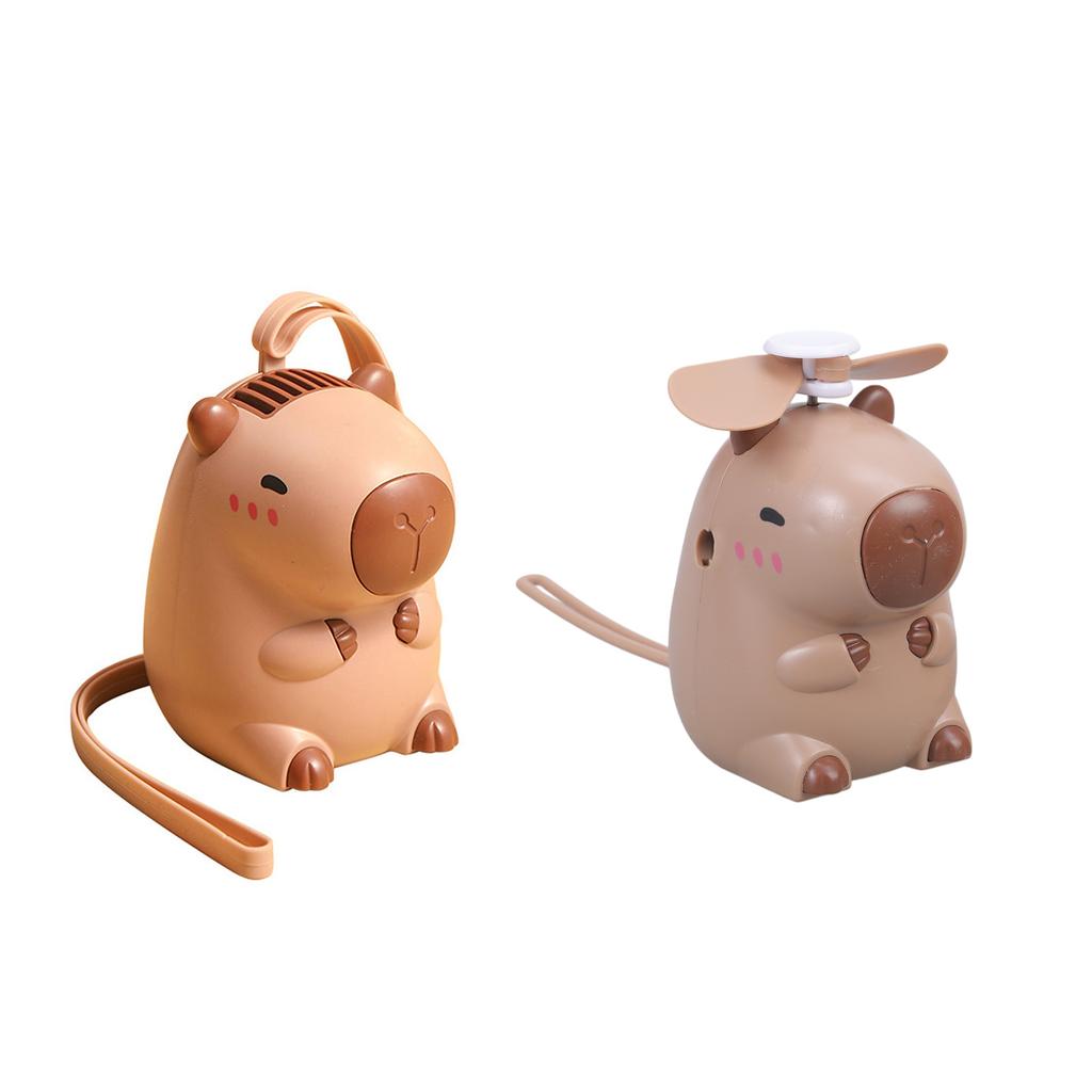 Capybara Fan Functional Capybara Hand Fan Capybara Shape Cartoon Animal Fan ABS Texture Perfect Gift for Children Adult