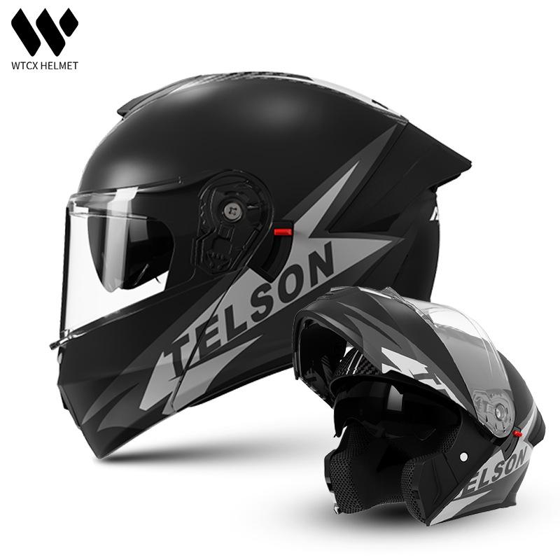 

Мотоциклетный шлем Раскрытие шлема 3C Мужской и женский Четыре сезона Универсальный Электромобиль Локомотив Защитный шлем average size (54-61cm)