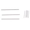 1set 1/64 0. 8x25mm/28mm 1: 64 Car Alloy Wheels Axle Hollow Shaft W Nails Pin for HW/Matchbox/Tomeca Model Cars