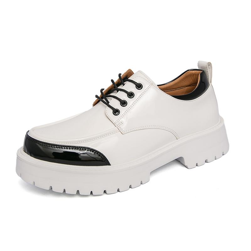 Fashion New Arrival Men's Leather Oxford Shoes Handmade Casual Business Shoes Street Style Lace-up Shoes Comfort Formal Dress Footwear