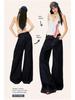 Spring 2026 Women's American Fashion Wide-Leg Jeans - Mid-Waist, Drapey, Slimming, Comfortable, Trendy, Floor-Length.