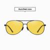 AORON Metal Frame Polarized Sunglasses for Men Classic Brand Design Anti Glare UV400 Fishing Driving Sport Photochromic Glasses