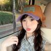 Women Baseball Cap Summer Kerchief Embroidery Wide Brim Hat Photo Props Breathable for Casual Sport