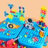 Toys Assembly Educational Toys Toys Tool Set Electric Drill Screw Nut 3D Puzzle Pretend Play Dinosaur Drilling for Children Boys