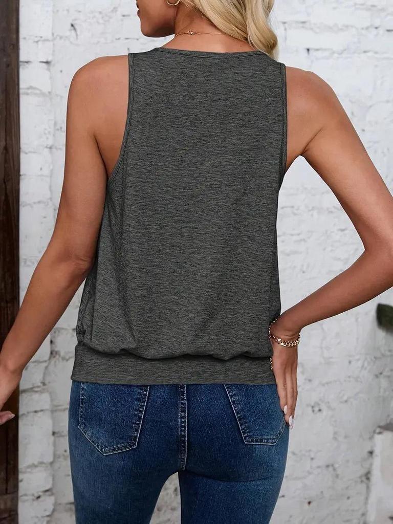 Stylish 2026 Women's V-neck Cotton Sleeveless Vest
