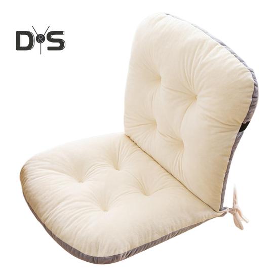 Poduszka na krzesło biurowe zimowe z paskiem mocującym antypoślizgowa, gruba, dobra elastyczność i miękkość, utrzymuje ciepło, poduszka na krzesło biurowe, krzesło bujane