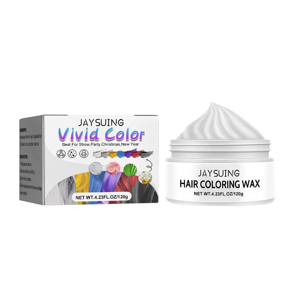 Crème colorante pour cheveux, cire pour cheveux, cire colorée pour cheveux, teinture naturelle pour cheveux, développement de la couleur sans abîmer les cheveux, 120 g