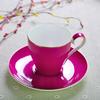 220ML, set tazza e piattino da caffè in porcellana d'ossa colorata, set tazze nespresso, tazze caffè termos tazza da caffè, set tazze cappuccino