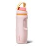 CAROTE 780ml Vacuum Insulated Stainless Steel Thermos with Insulated Straw for a Unobtrusive Integrated Lid for Easy Dishwasher Pink Straw, Hidden,