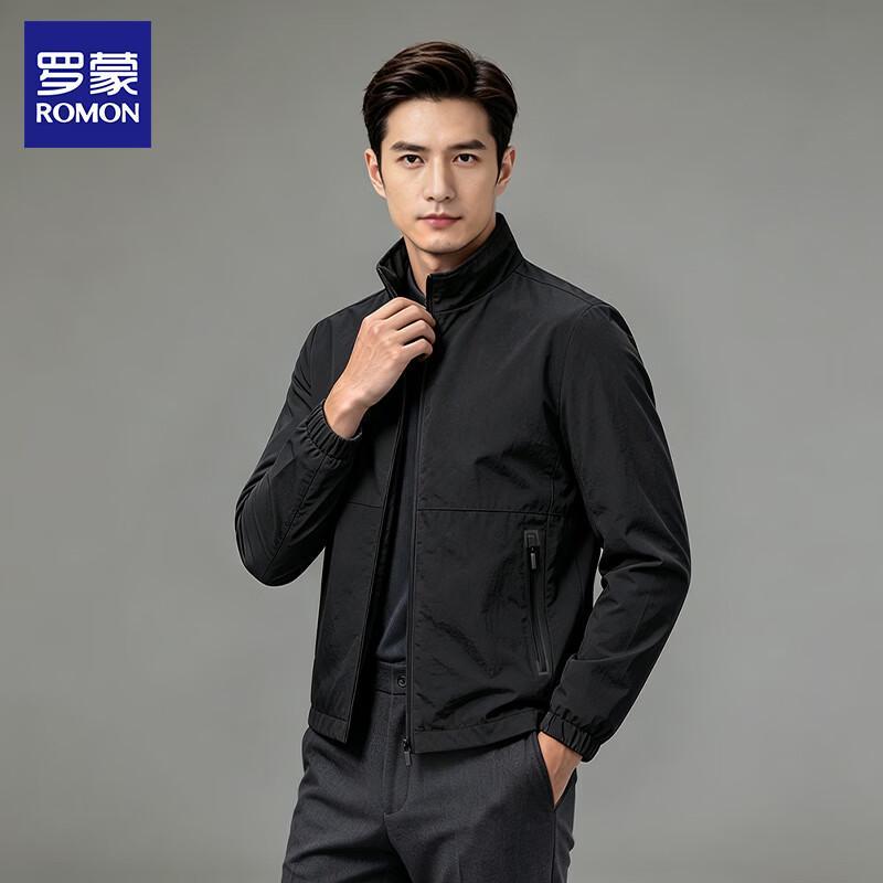 Romon Men's Stand-up Collar Casual Jacket