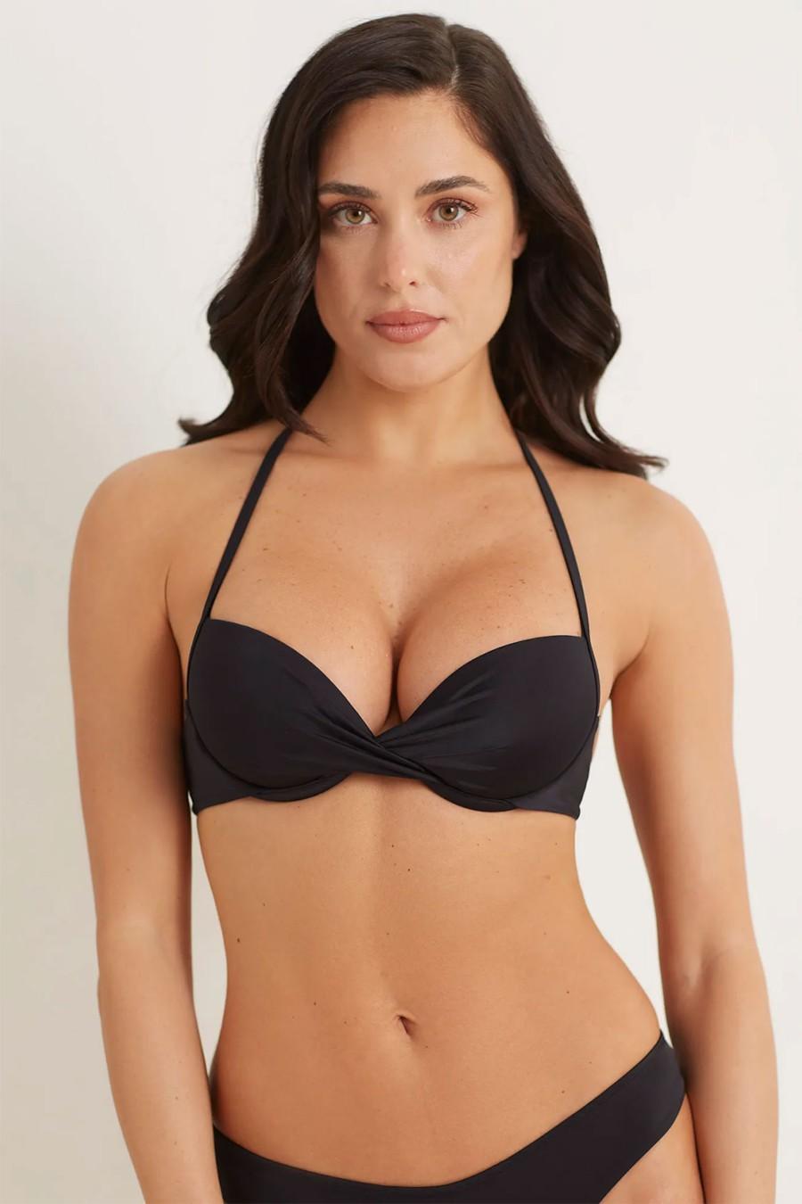 

Верх купальника Push Up Yamamay (106993) 50B прозорий колір чорний