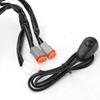 Light Bar Wiring Harness Kit 12V 24V Car Fog Spotlight Harness Light Bar Insulation Wiring For Offroad Truck Sedan Commercial
