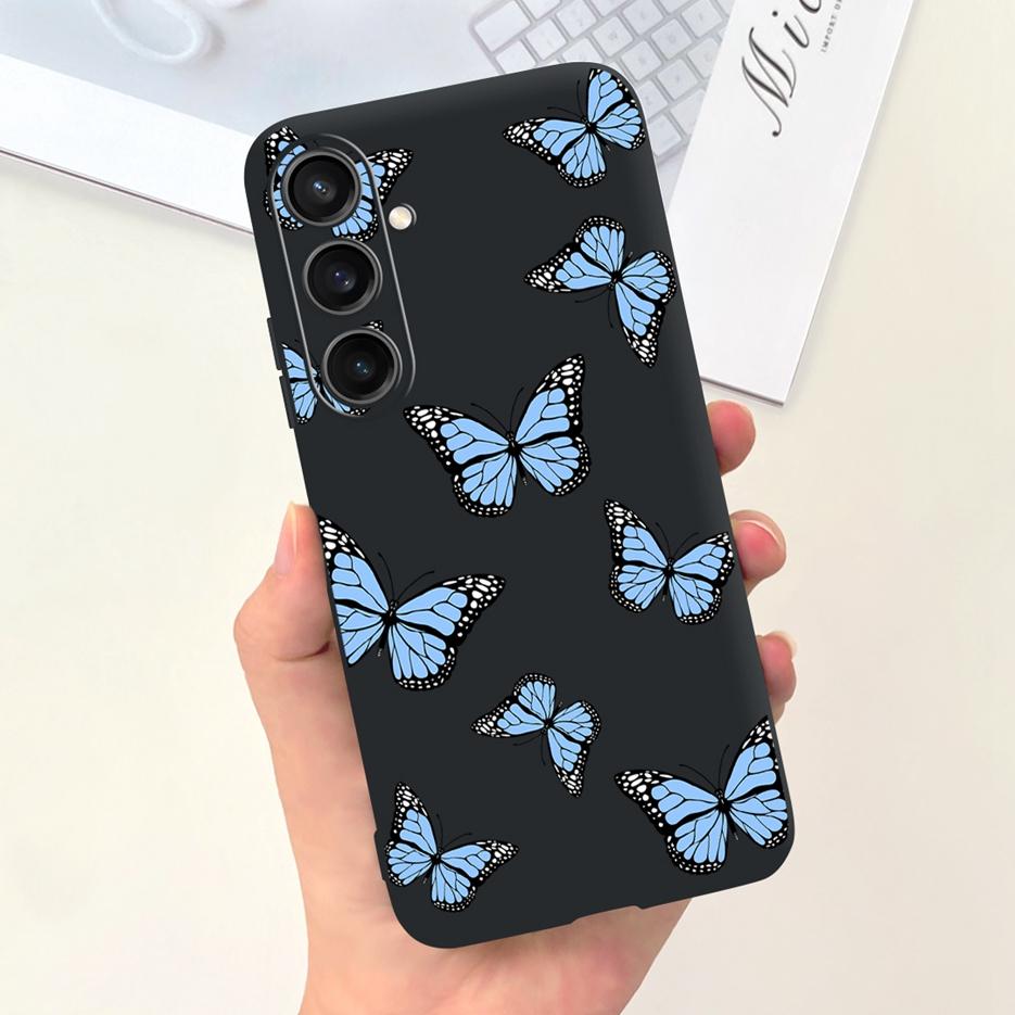 For Samsung Galaxy A55 Case Pretty Cartoon Girls Sunflower Cover Soft TPU Phone Case For Samsung A15 A25 A35 A55 5G Fundas Coque