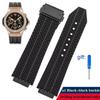 Silicone Watch Band for HUBLOT Hengbao HB Yubo Classic Fusion Big Bang Waterproof Rubber Watch Band Convex Mouth 26 * 19mm