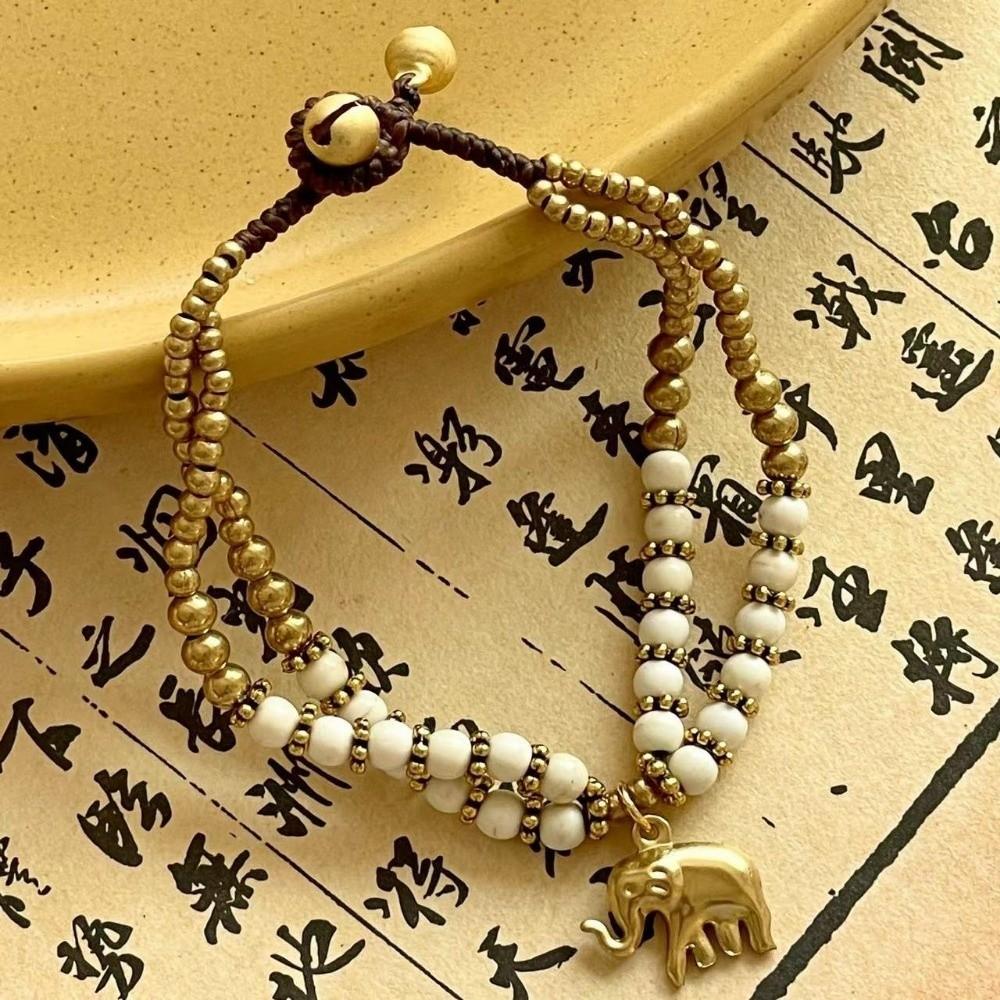Tibetan Ancient Method Woven Braided Bracelet Nepal Bohemian Exotic Bell Women Bracelet Coco Hand Rope Bracelet Women Jewelry