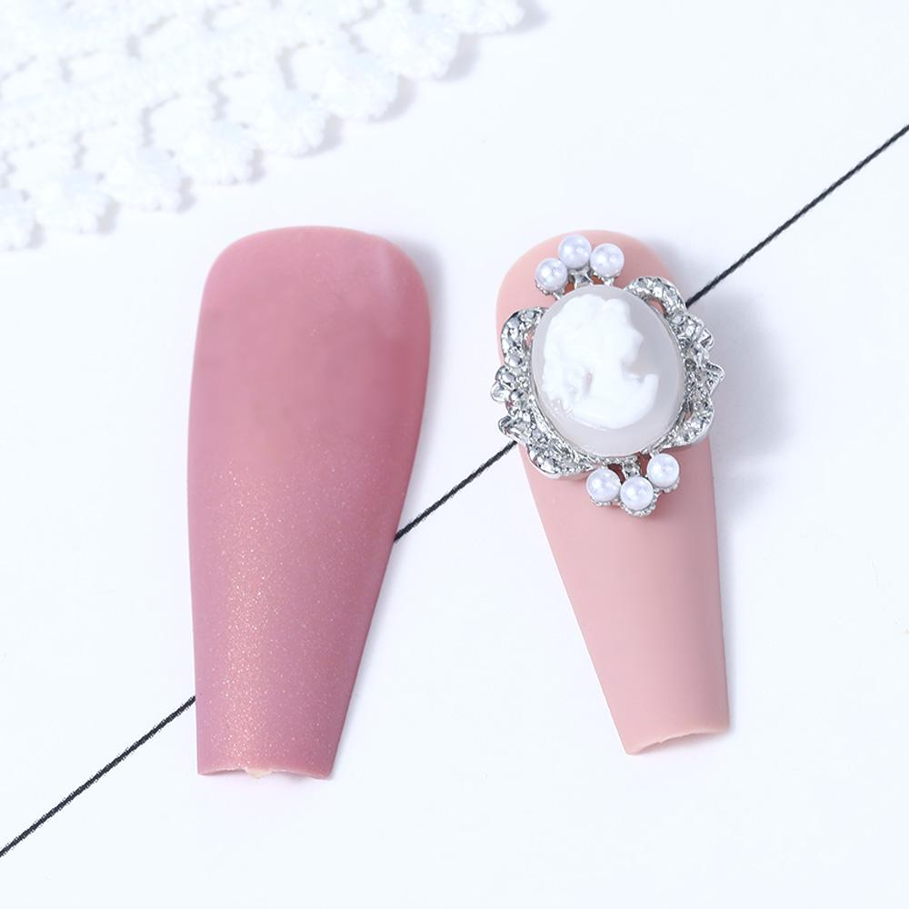 Abstract Pearl Luxury Manicure Beauty Head Ornaments Nail Art Rhinestone DIY Nail Decoration