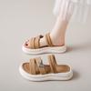 Beach Fairy Sandals Female with Skirt Sandals Slippers Thick Bottom Two Wear Slippers Female Outwear Fashion Women Summer Breathable Shoes