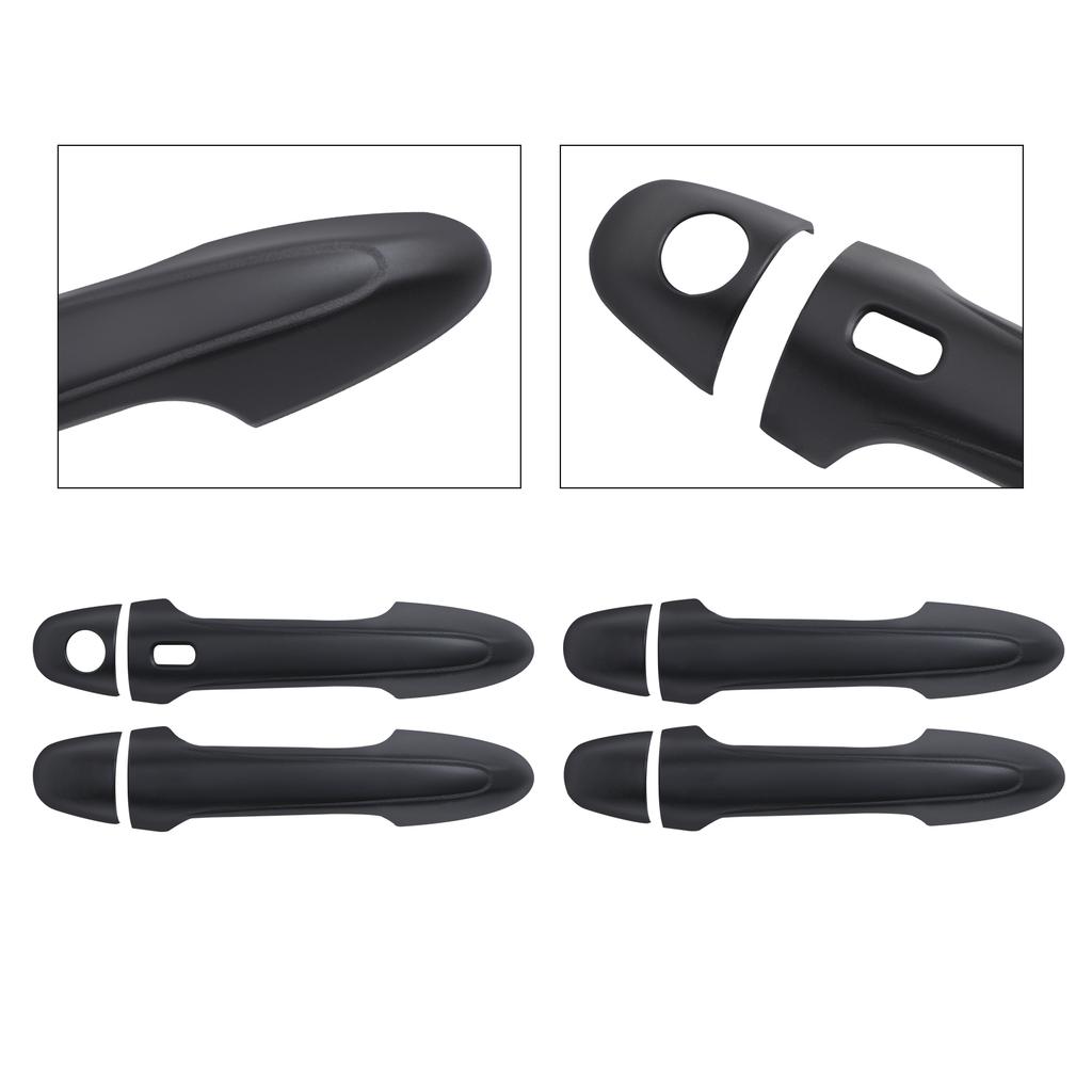 Matt Black Door Handle Cover Catch Trim Guard For Toyota Hilux Revo 2025 2025 2025 2025 Double Cabin Accessories