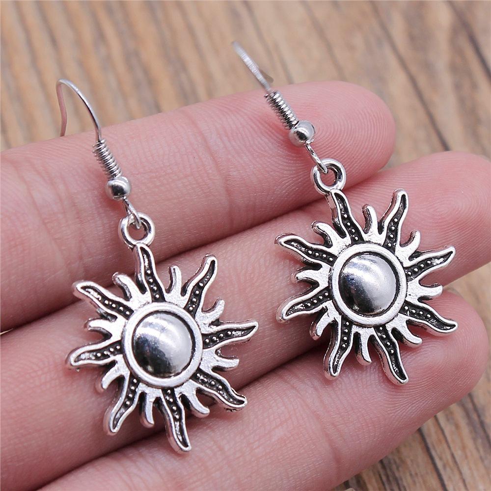 53 styles Inspired Jewellery Fashion Women Gifts Vintage Moon Sun Star Dangle Drop Earrings For Women Statement Wiccan Jewelry