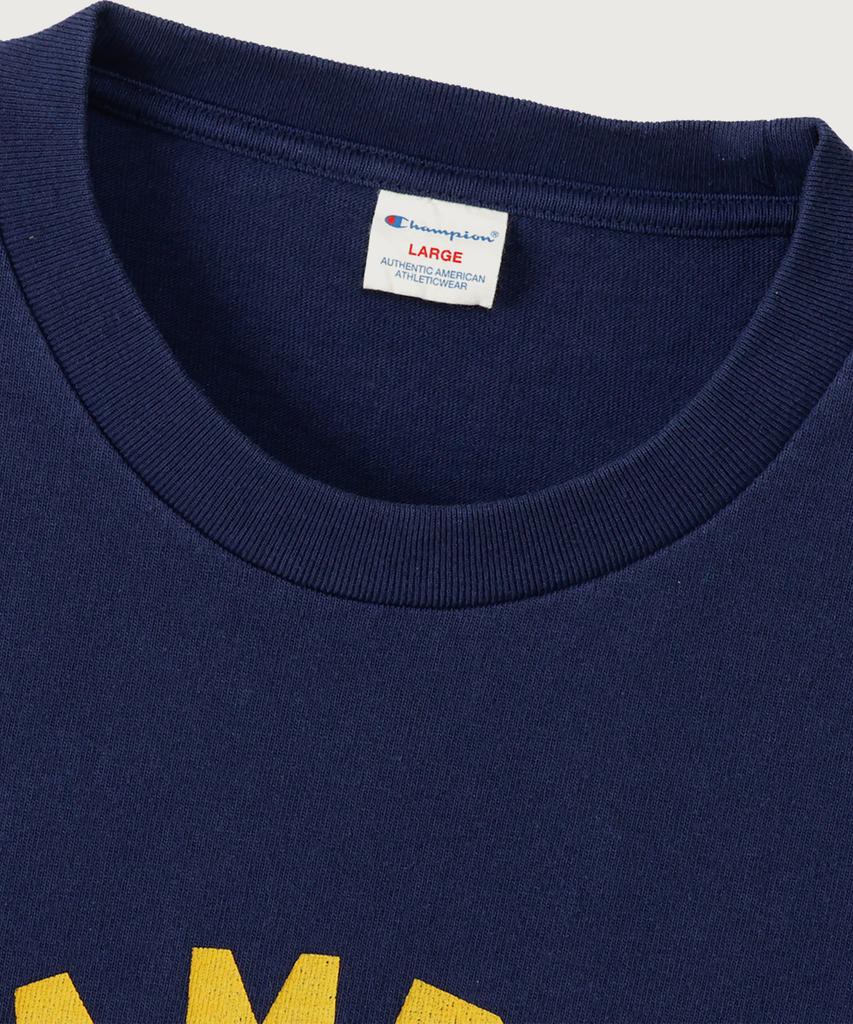CHAMPION Baseball Regular Fit Long Sleeve T-Shirt Navy