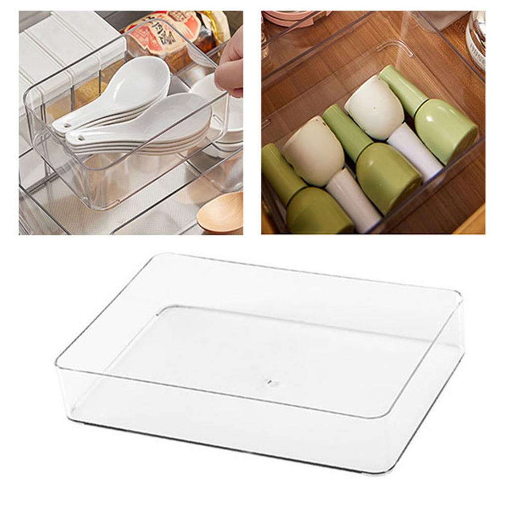 Makeup Organizer Drawer Transparent Light Luxury Clear Cosmetic Storage Tray for Jewelry Brushes