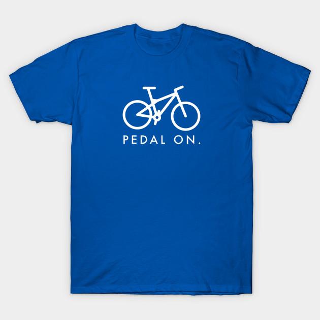 Neworld Tshirts Men Black Print T-shirt Pedal On Bike No-Cut Transfer Paper Print Cotton Tshirt XL koningsblauwe kleur