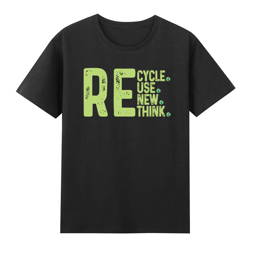 Recycle Reuse Renew Rethink Crisis Environunisextal Activism Tshirt S